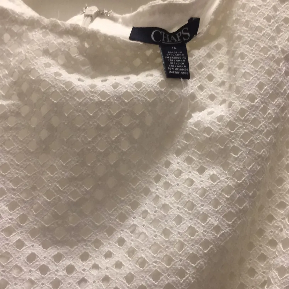 CHAPS FINAL MARKDOWN Ladies  Lined Open-Work Dress (14) - Image 2