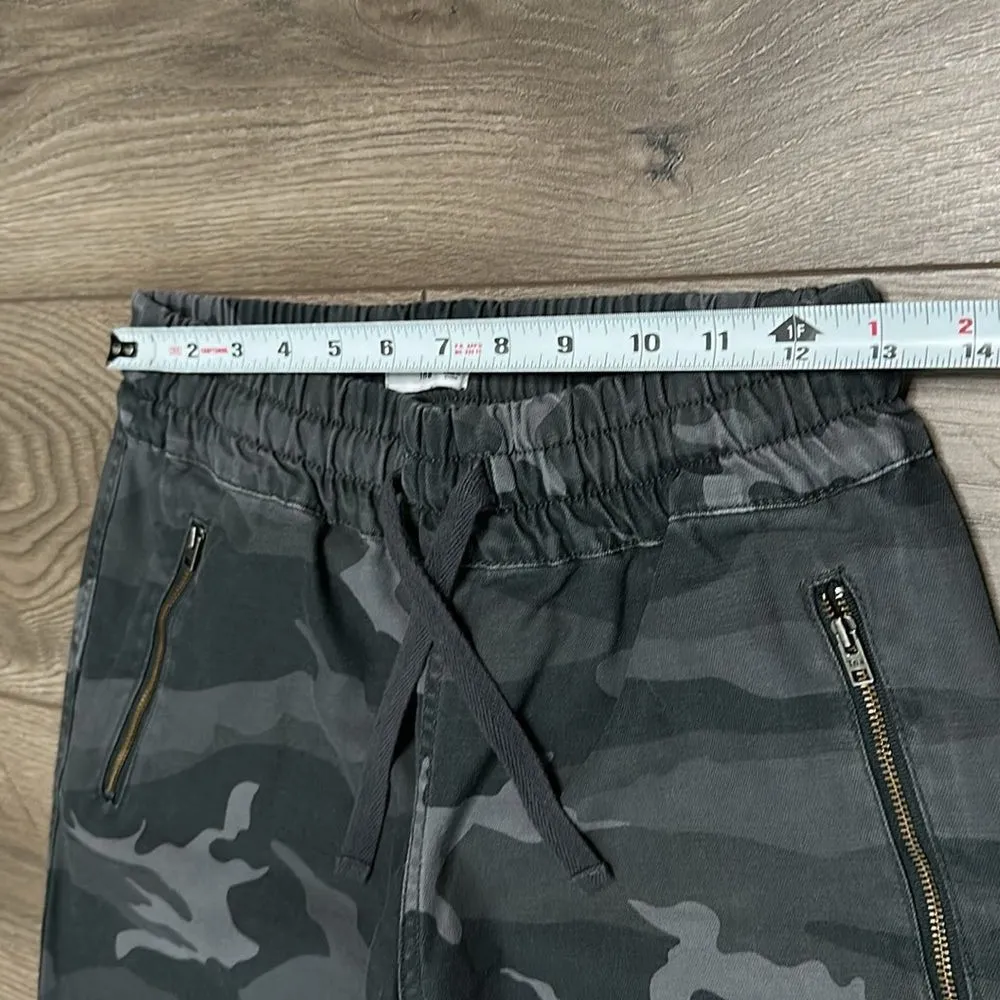 TNA By Aritzia Alix Gray Green Camo Mid Rise Jogger Pants Size‎ XS - Image 7