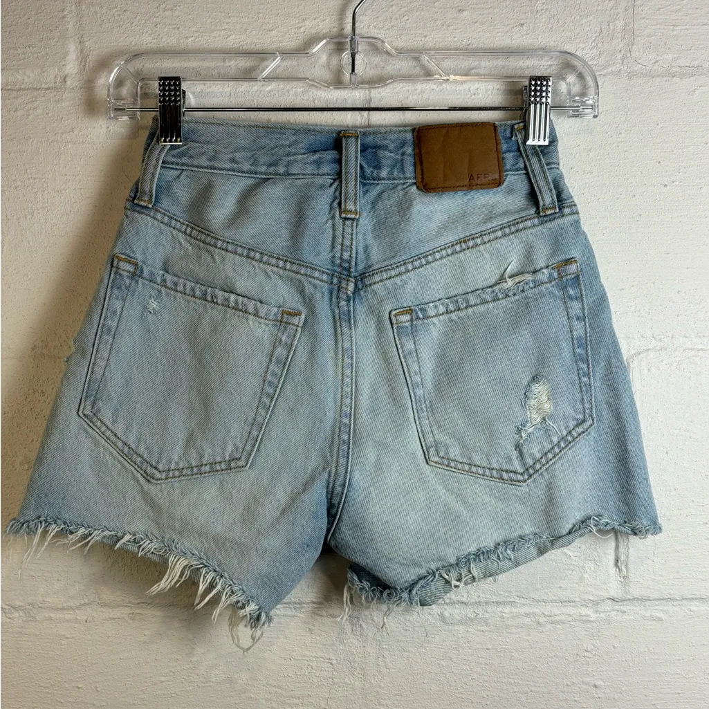 Aeropostale Denim Distressed 90’s High Rise Cut Off Grunge Summer Jean Shorts - Image 6