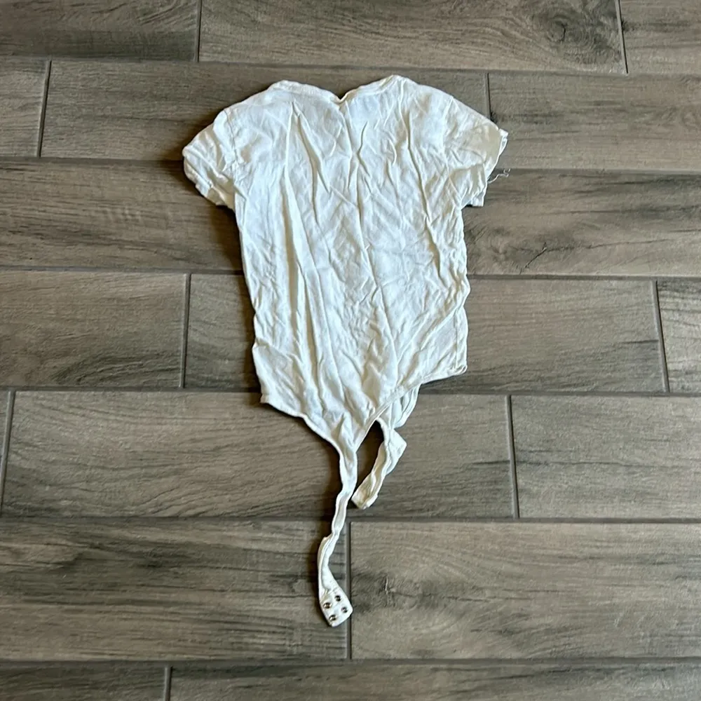 Re/done white t-shirt bodysuit - Image 3