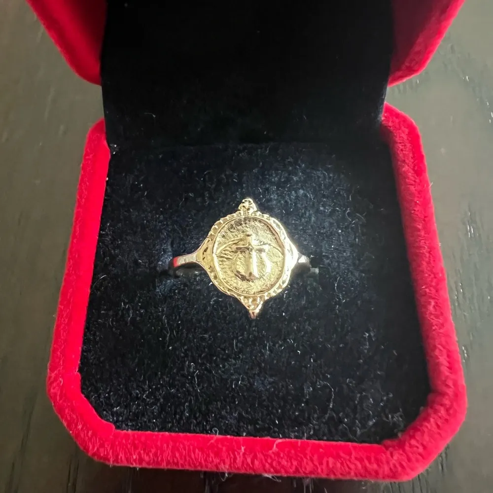 Gold Knuckle Ring for Women, Stackable Boho Joint Finger Midi Ring Size 7 New - Image 2