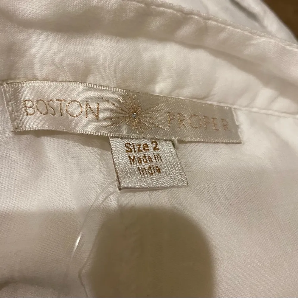 Boston Proper Embroidered Red Pattern Shorts NWT - Image 6