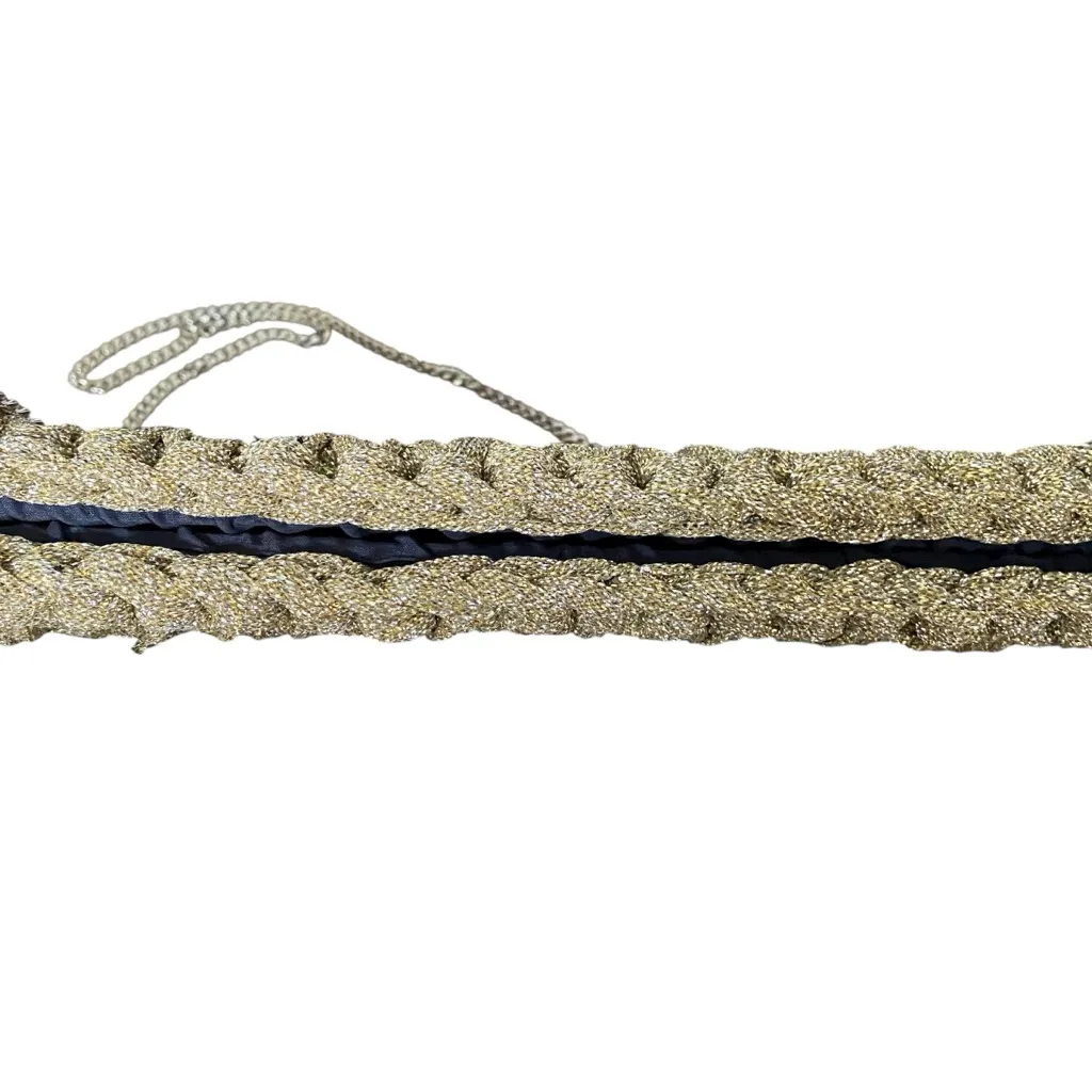 Lorenza Gandaglia Acacia Lurex Green Ombree Metallic Handbag Purse Clutch - Image 4