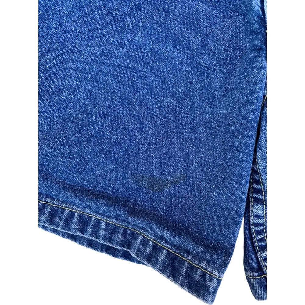 Tommy Jeans Hilfiger Vintage 90s Y2K High Rise Denim Shorts Logo Patch 9 Juniors - Image 5