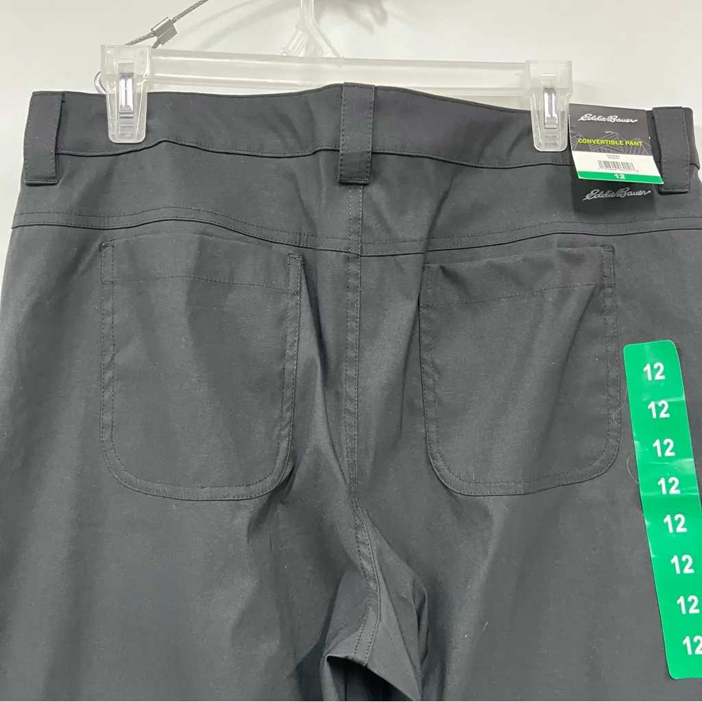 NWT Eddie Bauer women’s size 12 convertible Pants hiking camping nylon UPF 50+ - Image 14