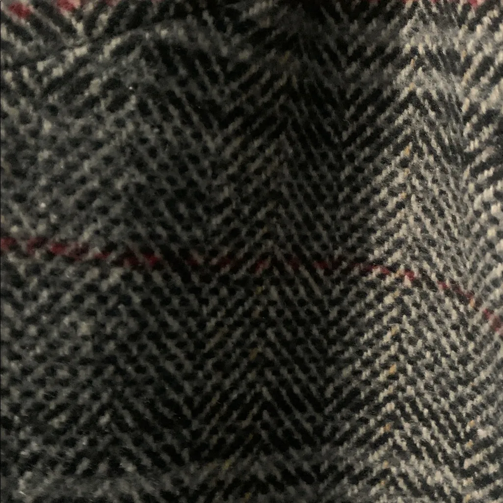 Maralyn & Me Black and Gray Herringbone Jacket - Image 3