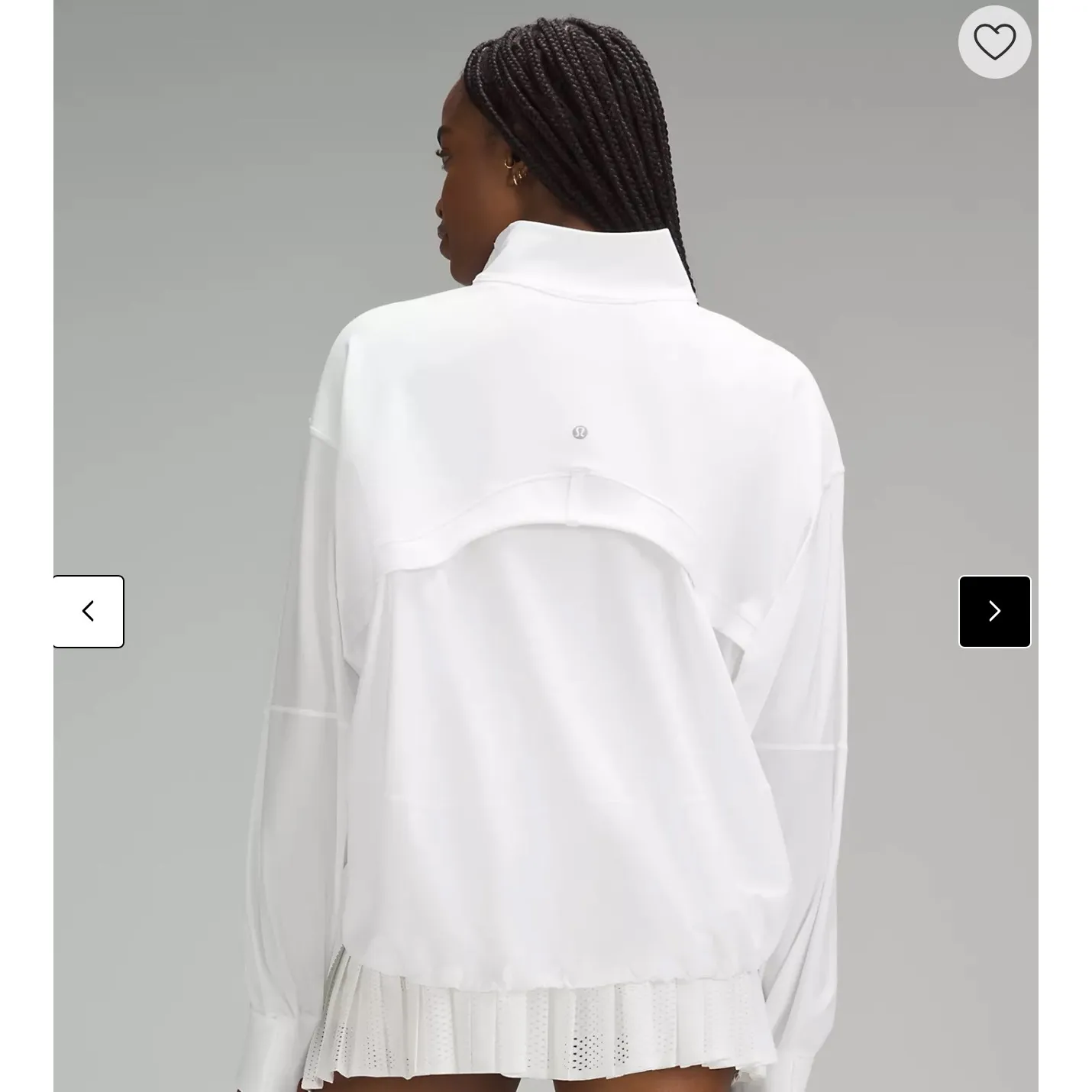 Lululemon Define Relaxed-Fit Jacket Luon Size 14 White NWT Full Zip Activewear - Image 3