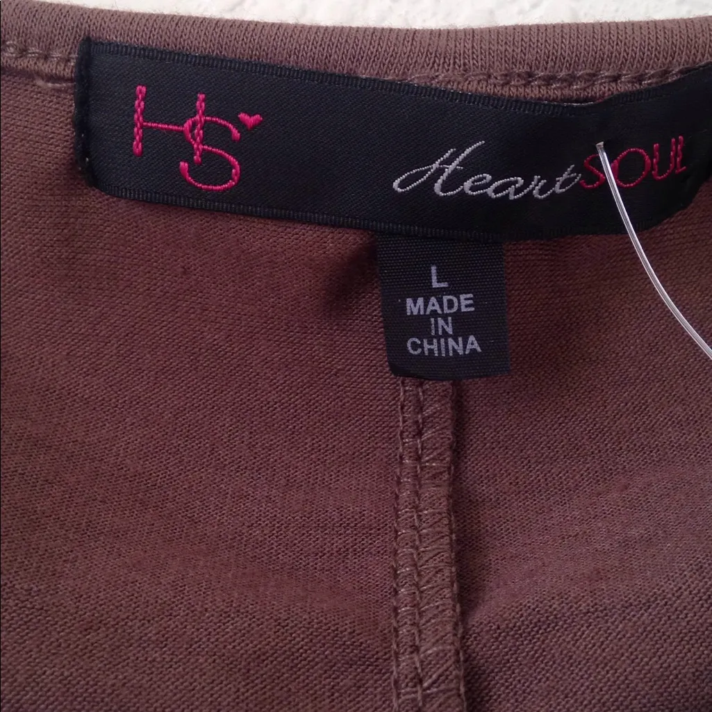 FINAL MARKDOWN Ladies' NWT HeartSoul Overlace Sequined Top (L) Size L - Image 3