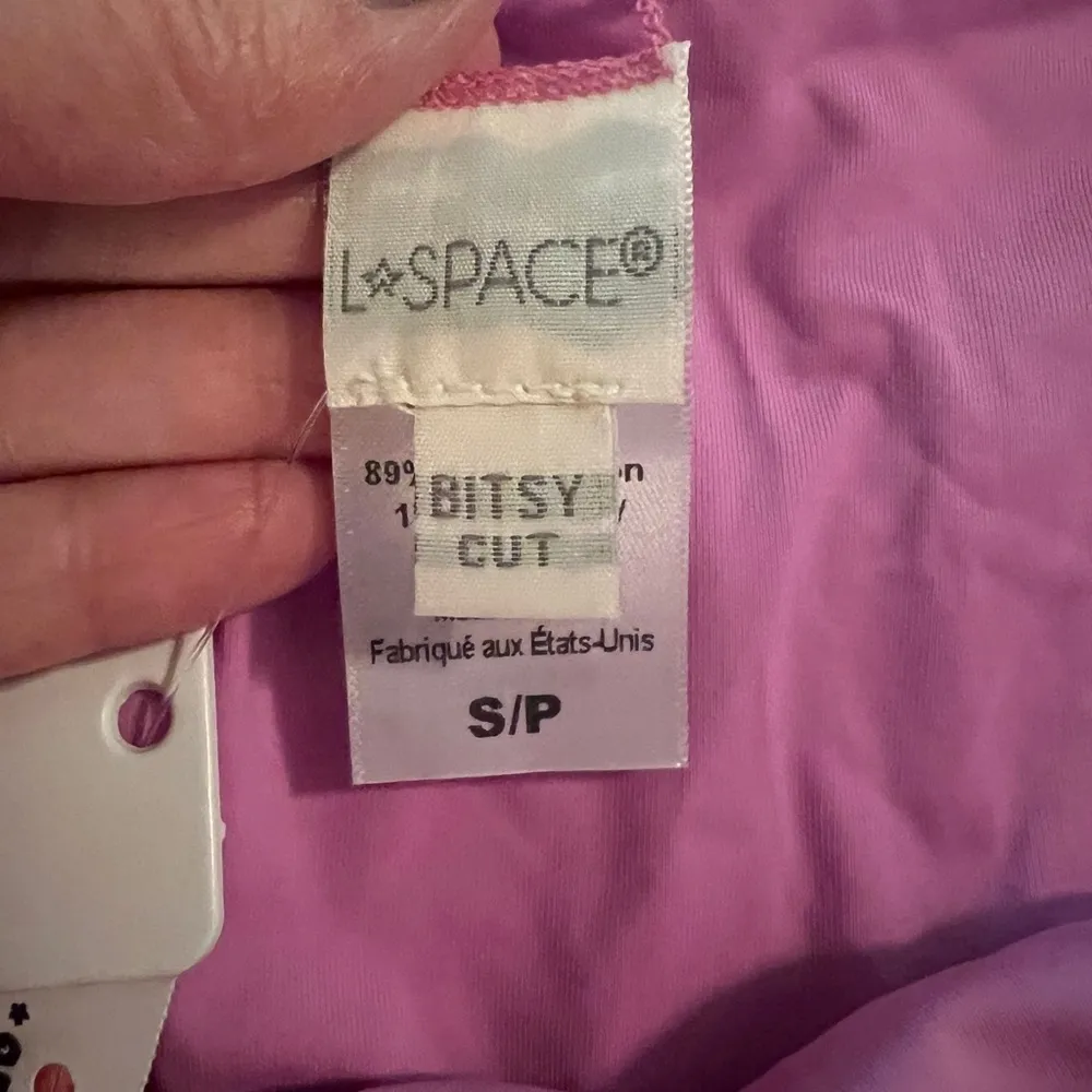 l*space L* S Cabana Bitsy Bikini Bottom Camellia NWT - Image 7