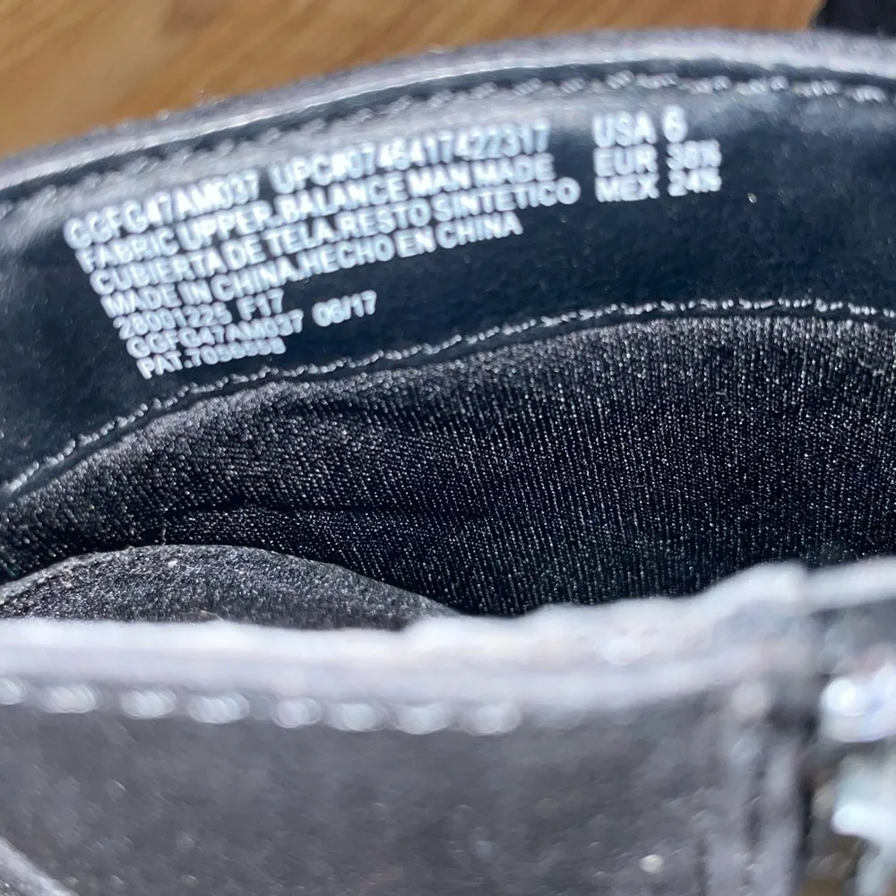 Faded Glory women’s' Fringe ankle zipper Booties size 6 black cowboy faux suede - Image 5