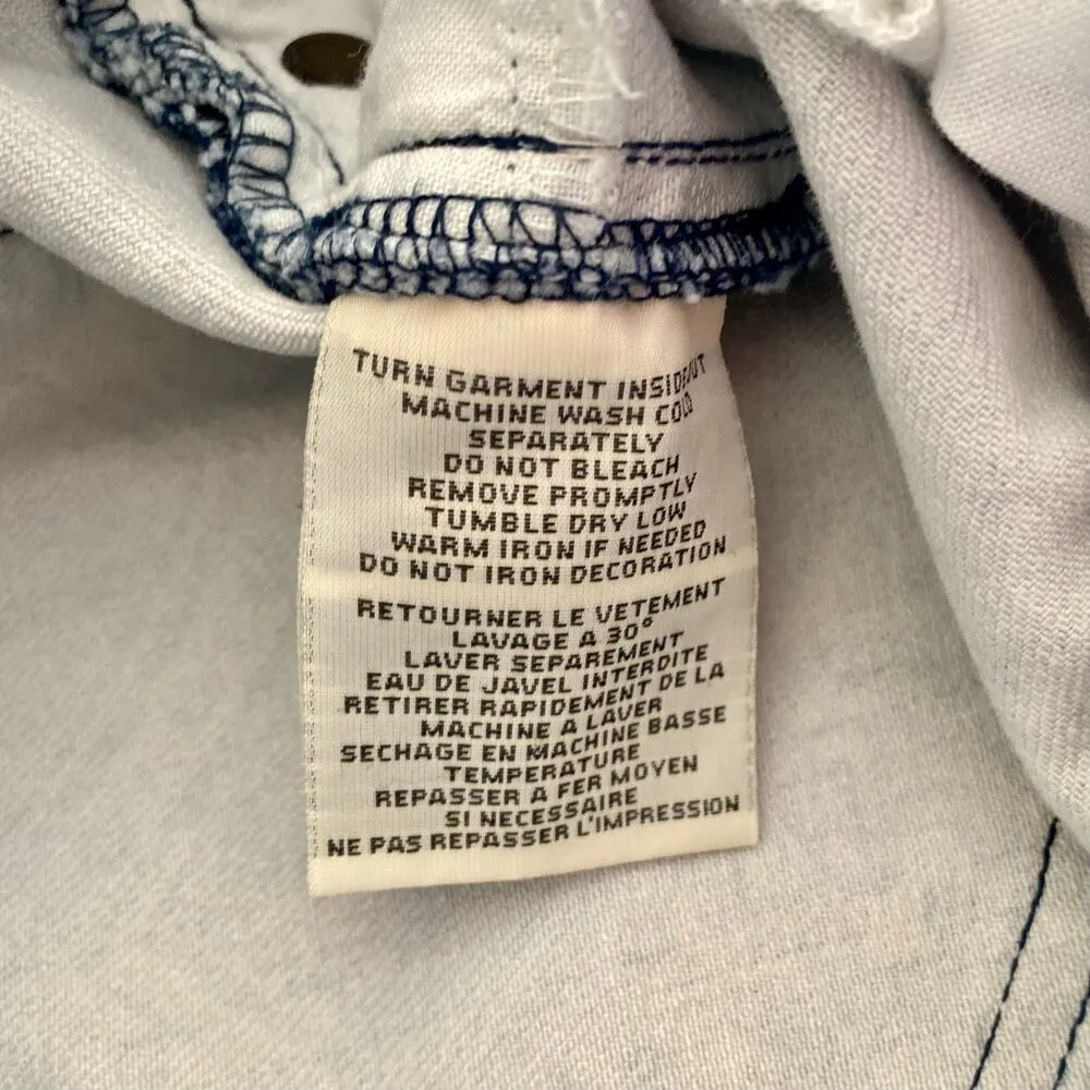 Ralph Lauren Denim & Supply Blue Paisley Maximalist Jeans Pants Womens 28 - Image 14
