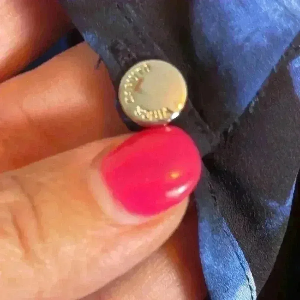 Vince Camuto dress size small in excellent condition black‎ blue and white color - Image 4