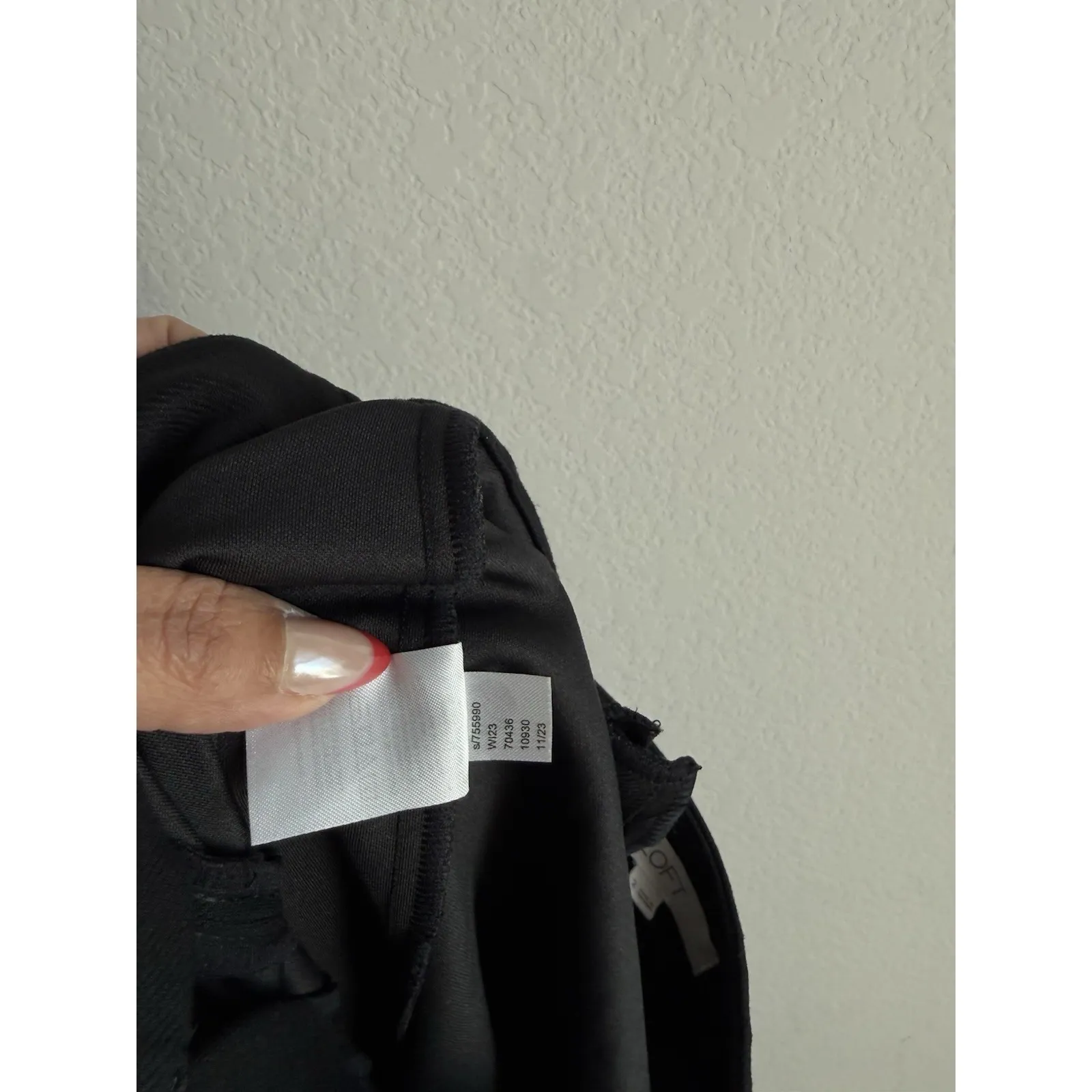 Loft Women's Size 2 Split Hem Flare Ponte Twill Pants Stretch Casual Business - Image 13