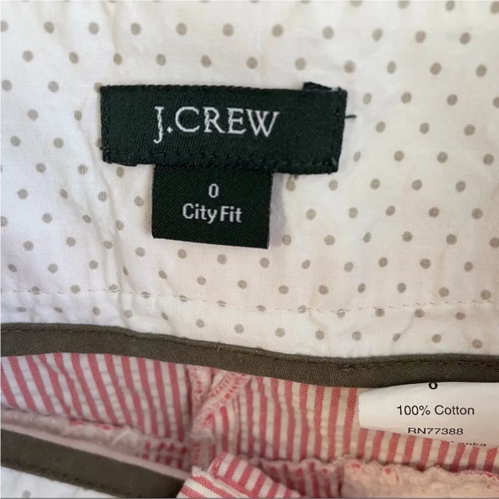 J.Crew Seersucker Striped City Fit Shorts - Image 4