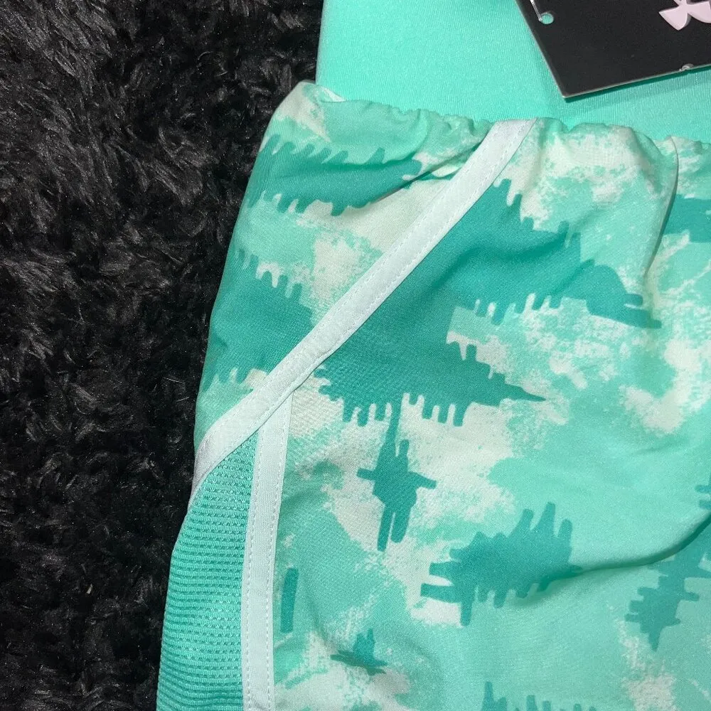 Under Armour Multi-Colored-Teal Mesh Athletic Running Shorts - Image 3