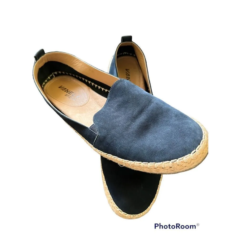 ✨VANELi Womens Nadette Closed Toe Espadrille Flats✨ Blue Size 9.5 - Image 6