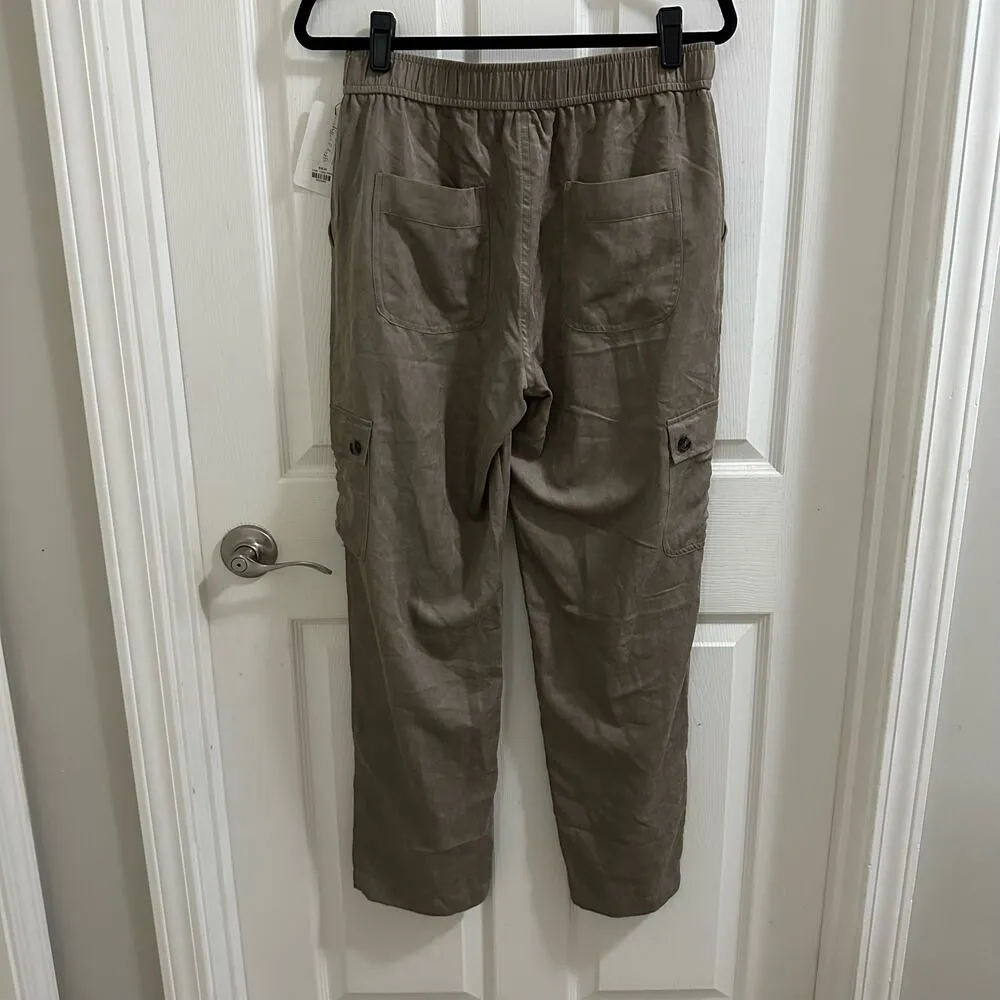 Becool Brown Beige Cargo Pants Women’s size Large boutique NWT $49 utility - Image 3