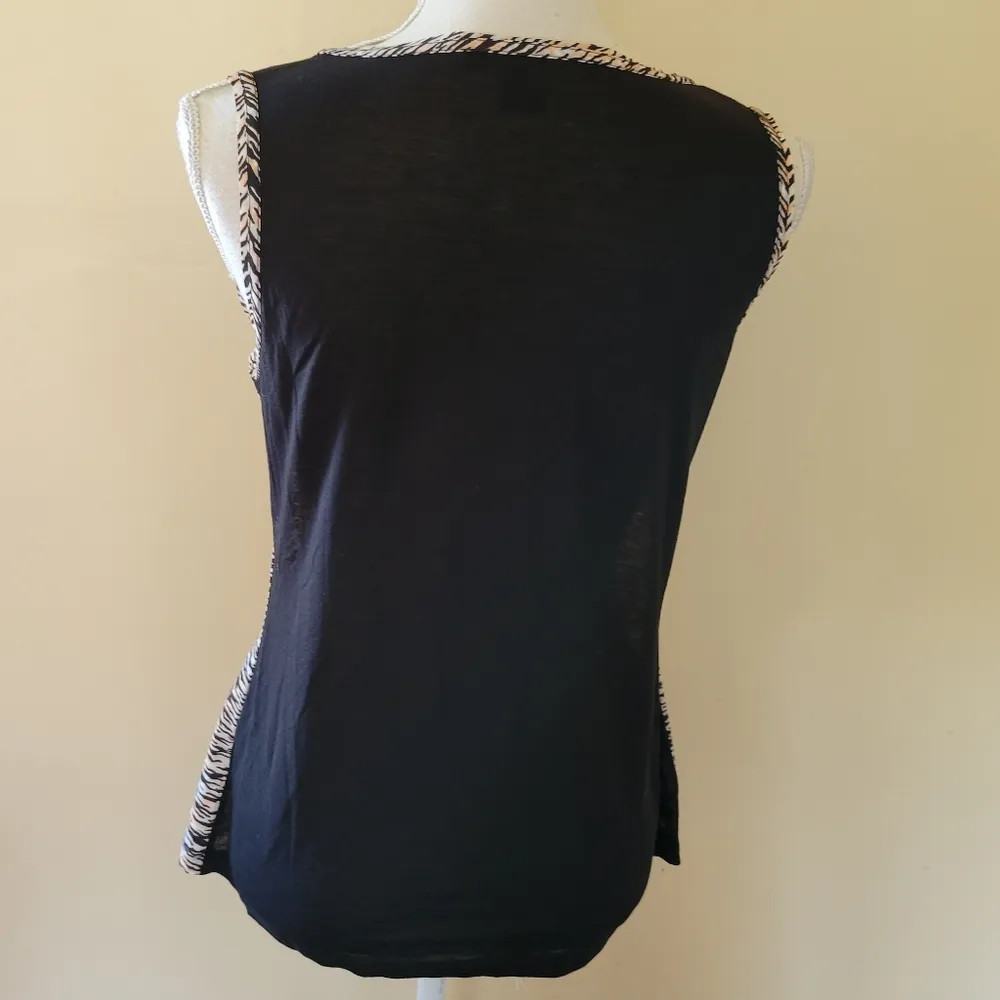 French connection printed tank size medium - Image 4