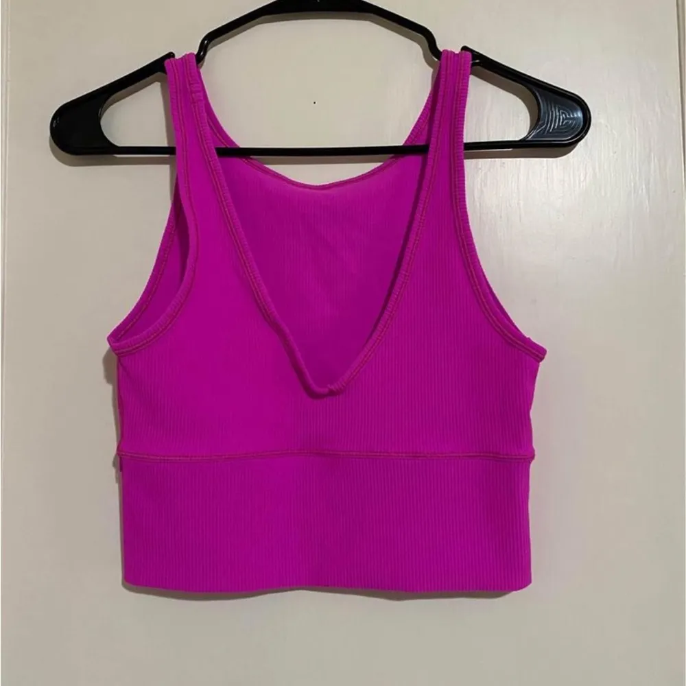 lululemon pow pink power pivot tank size 6 - Image 2