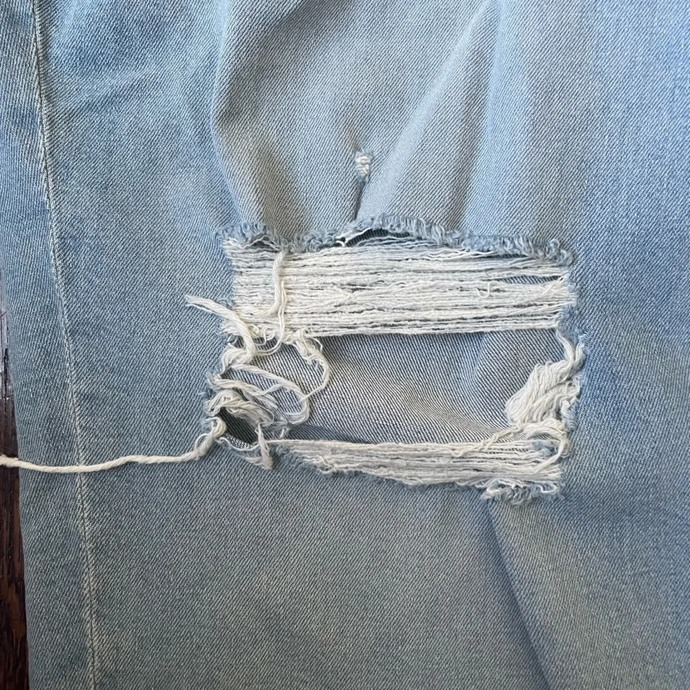 Madewell curvy perfect vintage straight jean distressed plus size jeans - Image 2