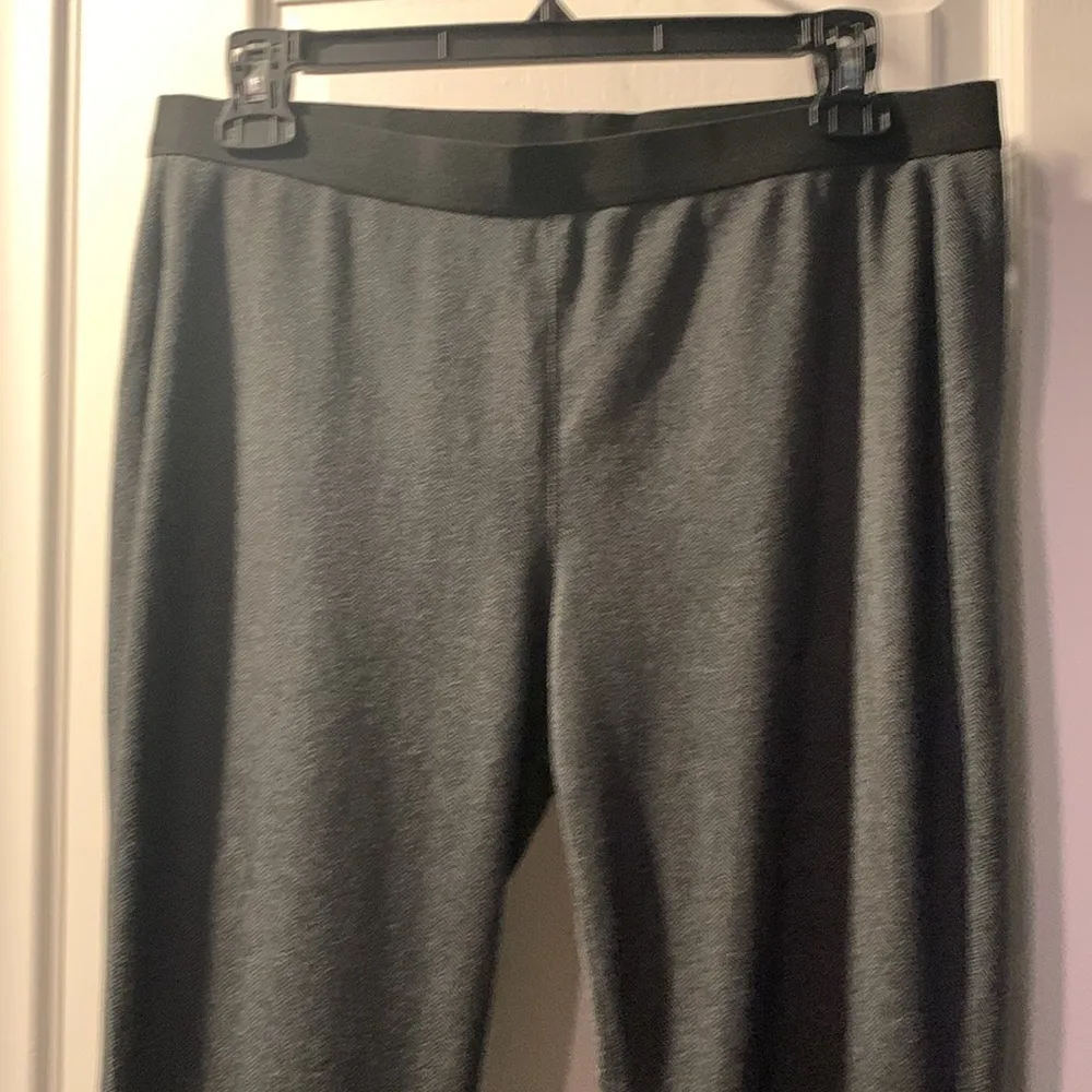 Women's Eileen Fisher Gray Pull-On Leggings Pants Trousers Size Small EUC #7600 - Image 3