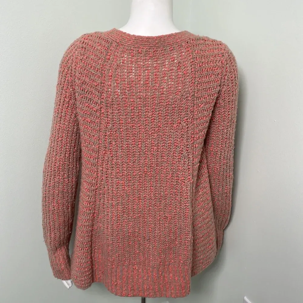 ANTHROPOLOGIE Moth Knit Sweater with Zipper Detail - Image 4