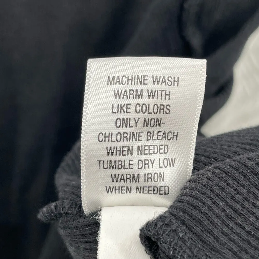 Basic Y2K Black Beater Tank 00s Ribbed Cotton Solid Layering Minimal Masc Size M Size M - Image 7