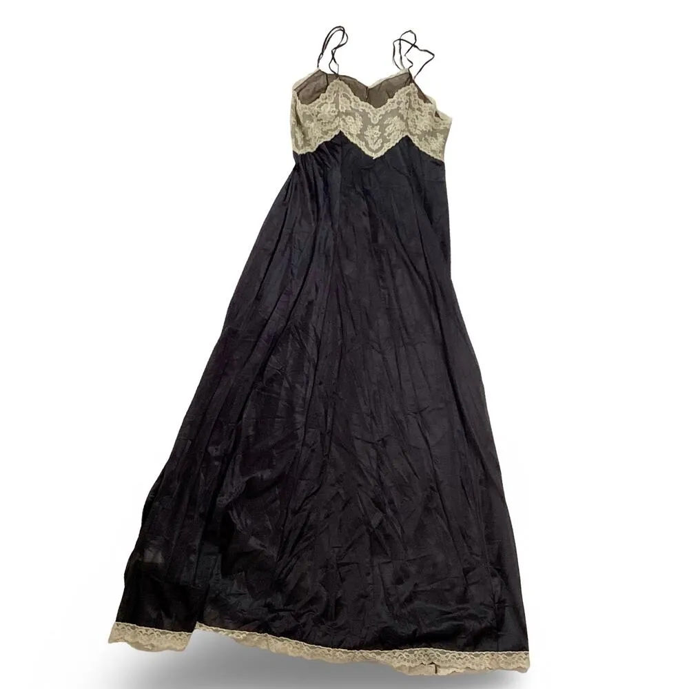 Van Raalte Full Length Nightgown Black - Image 5