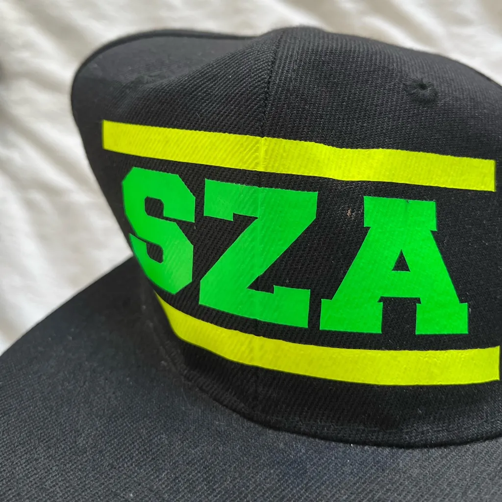 Black Cap with Green and Yellow SZA Logo - Image 3