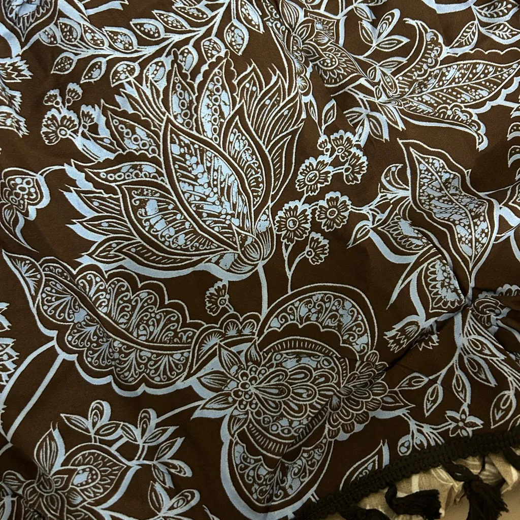 NWT Cupshe Deep Current Paisley Cover-Up Shorts - Image 3