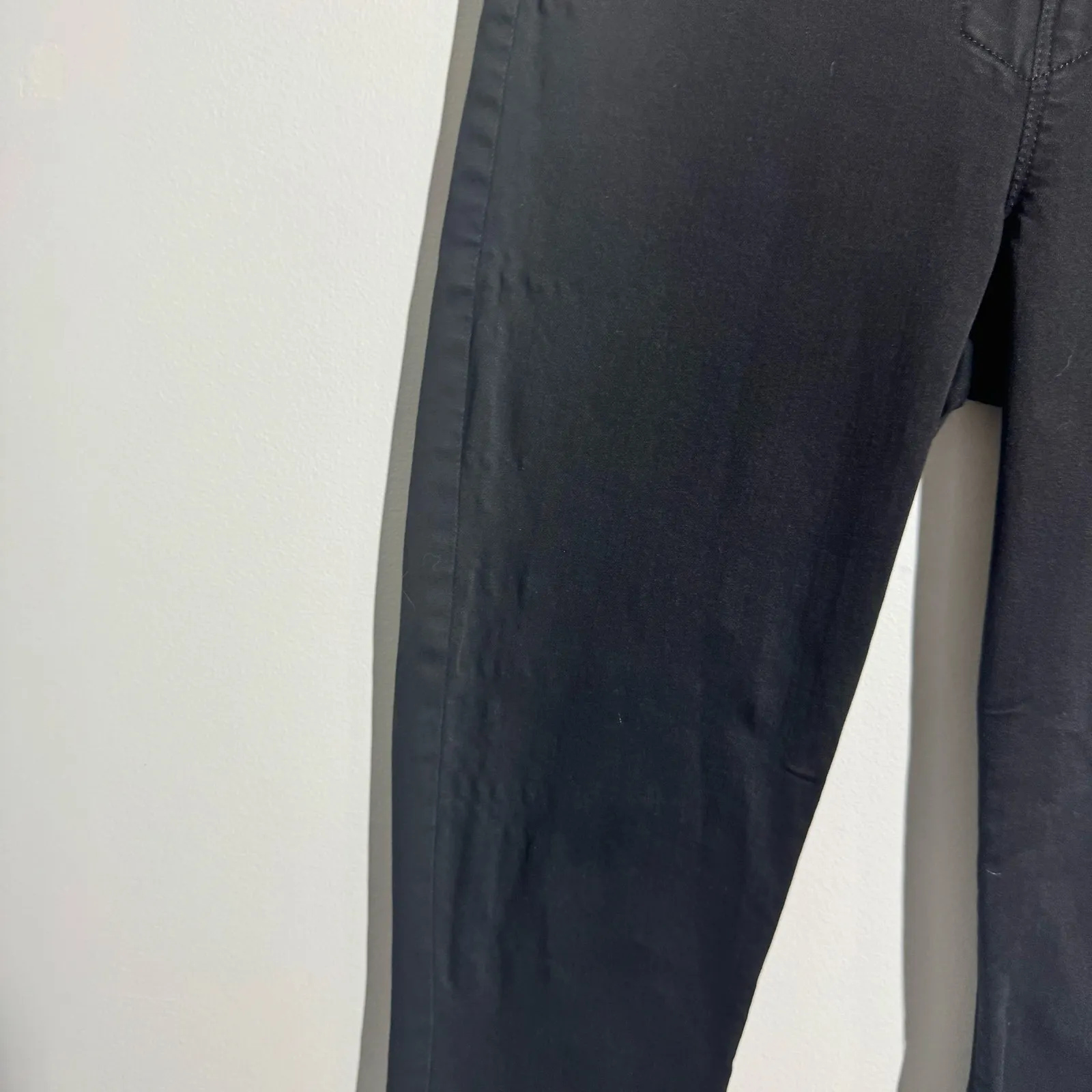 L’AGENCE The Cherie Lace-Up Black Jean Women 28 High Rise Skinny Moto Biker Goth - Image 6