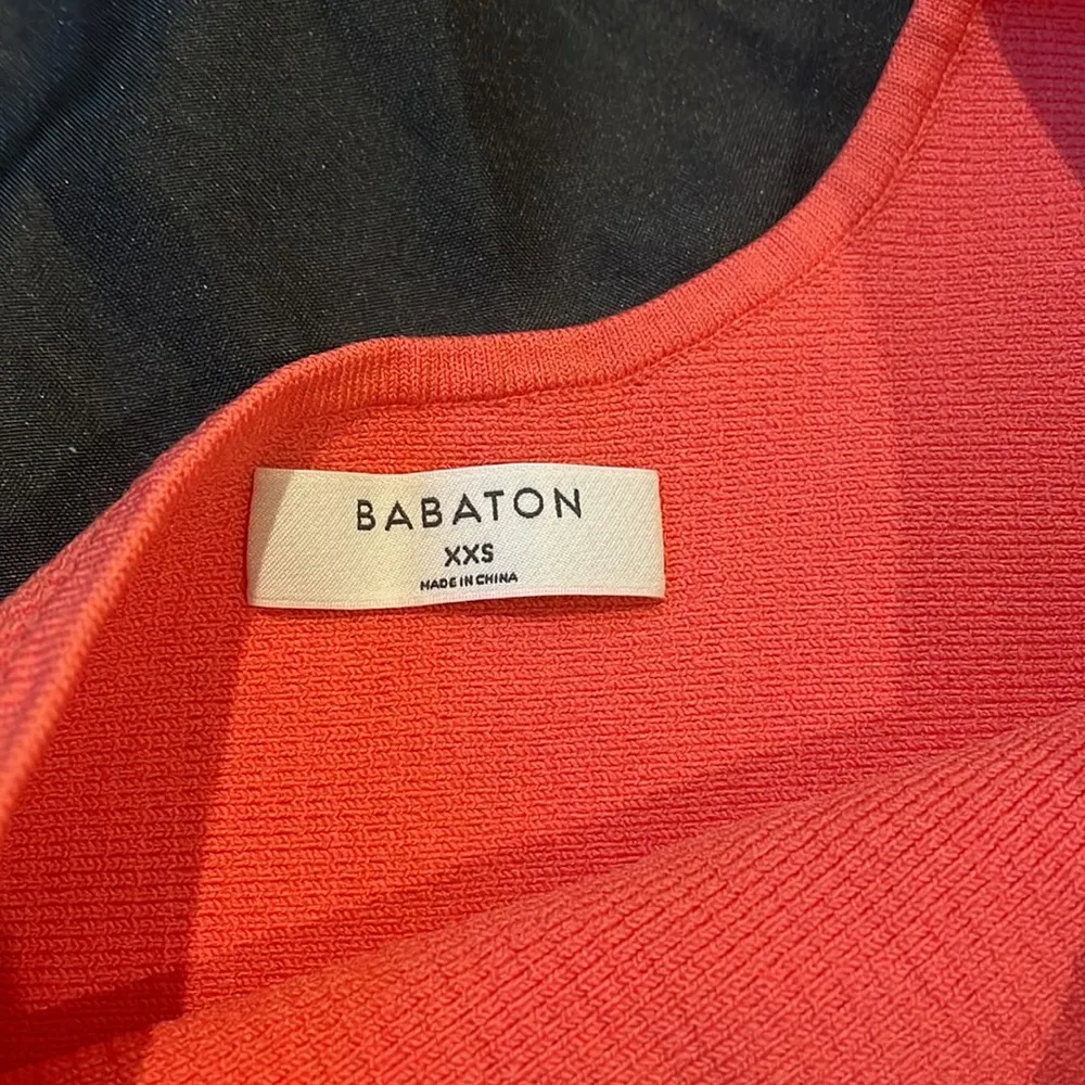 NWOT  one shoulder sculpt knit tank coral beach color xxs 2xs - Image 2