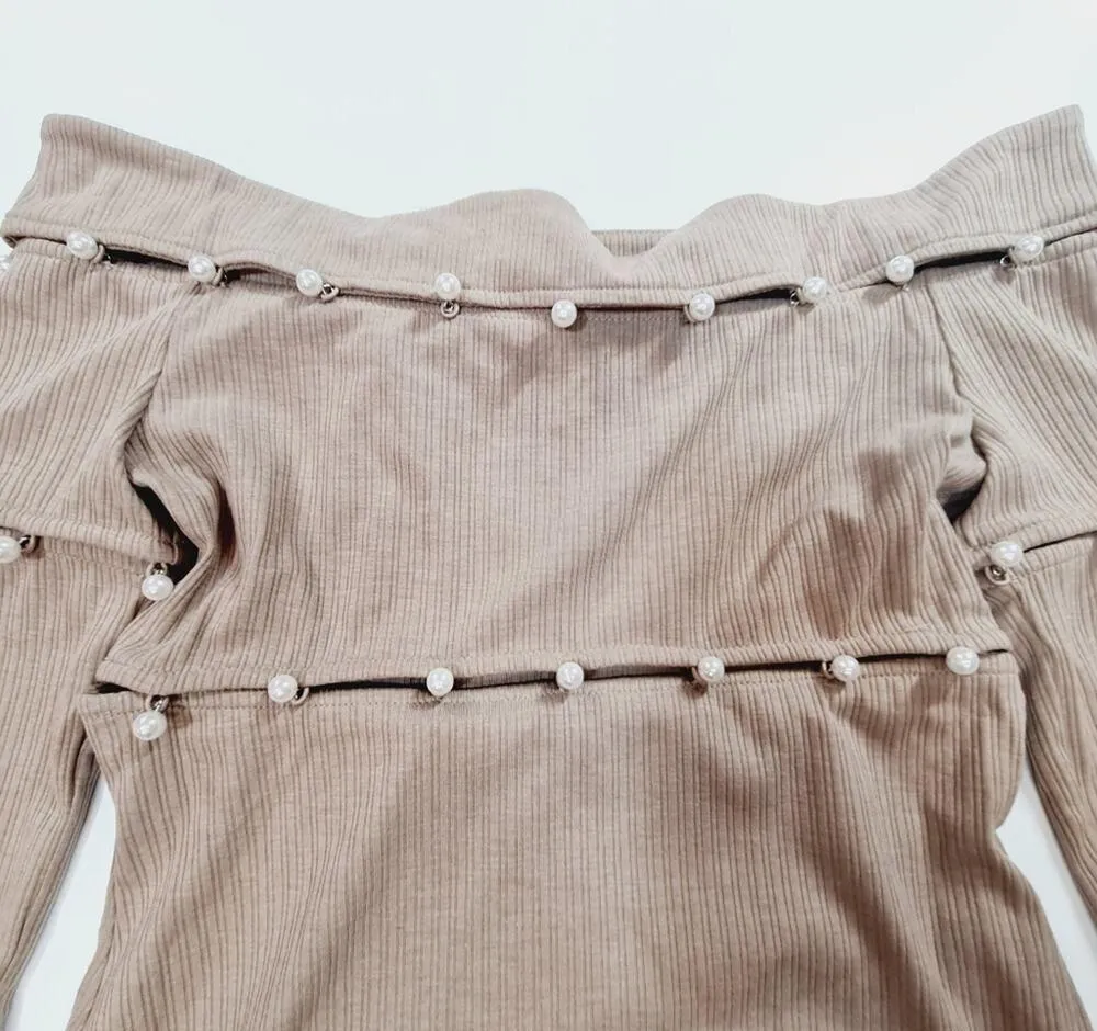 h:ours Delhia Mini Dress in Camel Medium - Image 10