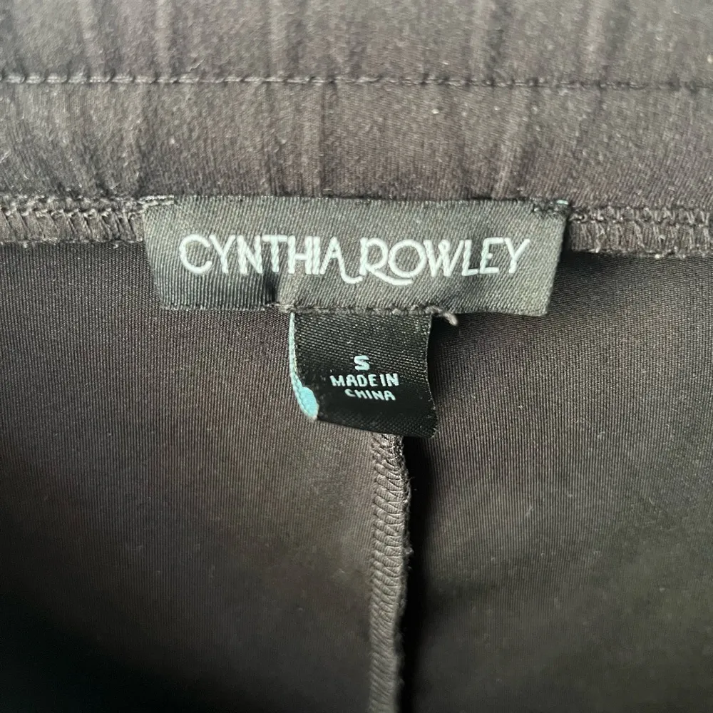 Cynthia Rowley Black Athletic Shorts with Drawstring - Image 3