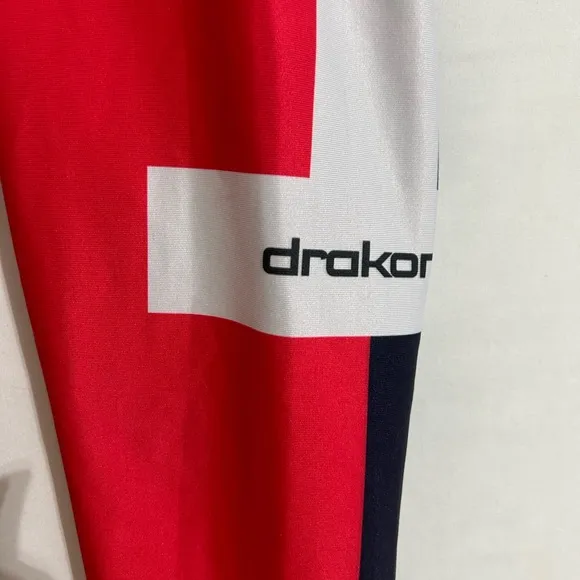 Drakon Cool Fit Red/Navy Leggings‎ Pink Size M - Image 2