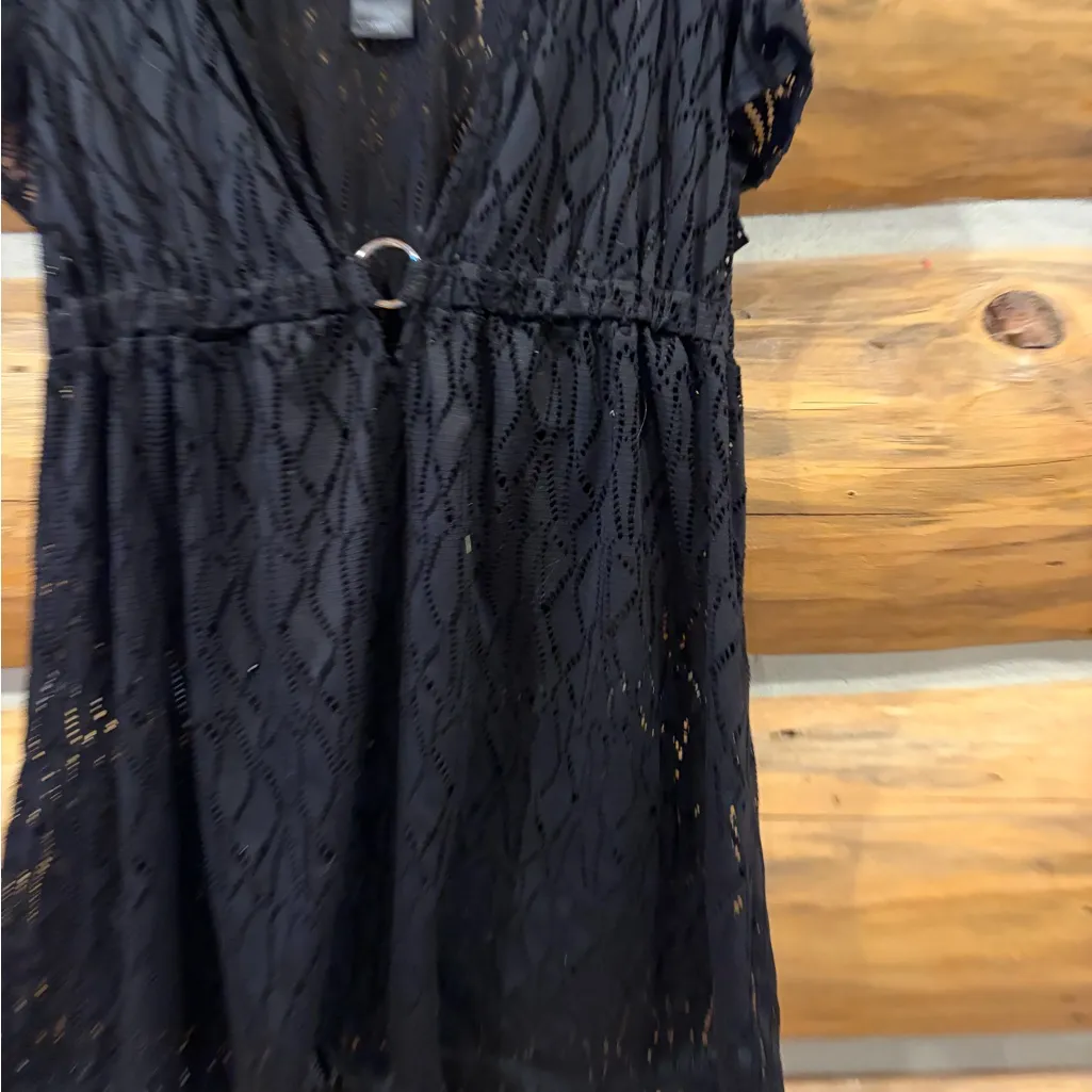 Catalina Women’s Black Cover Up size Large - Image 2