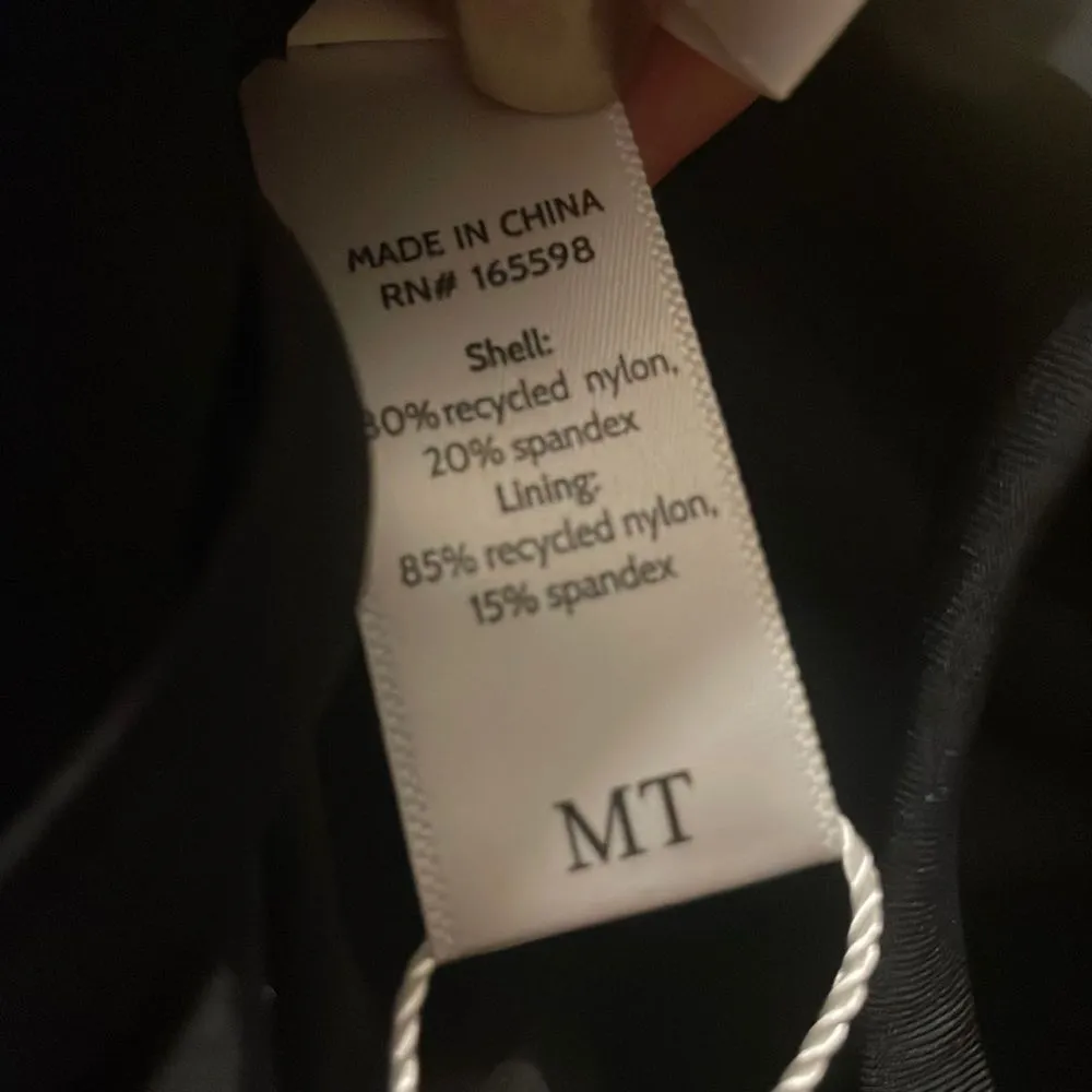 Andie Swim The Fiji One Piece‎ LT Swimsuit Black size Medium Tall NWT - Image 6