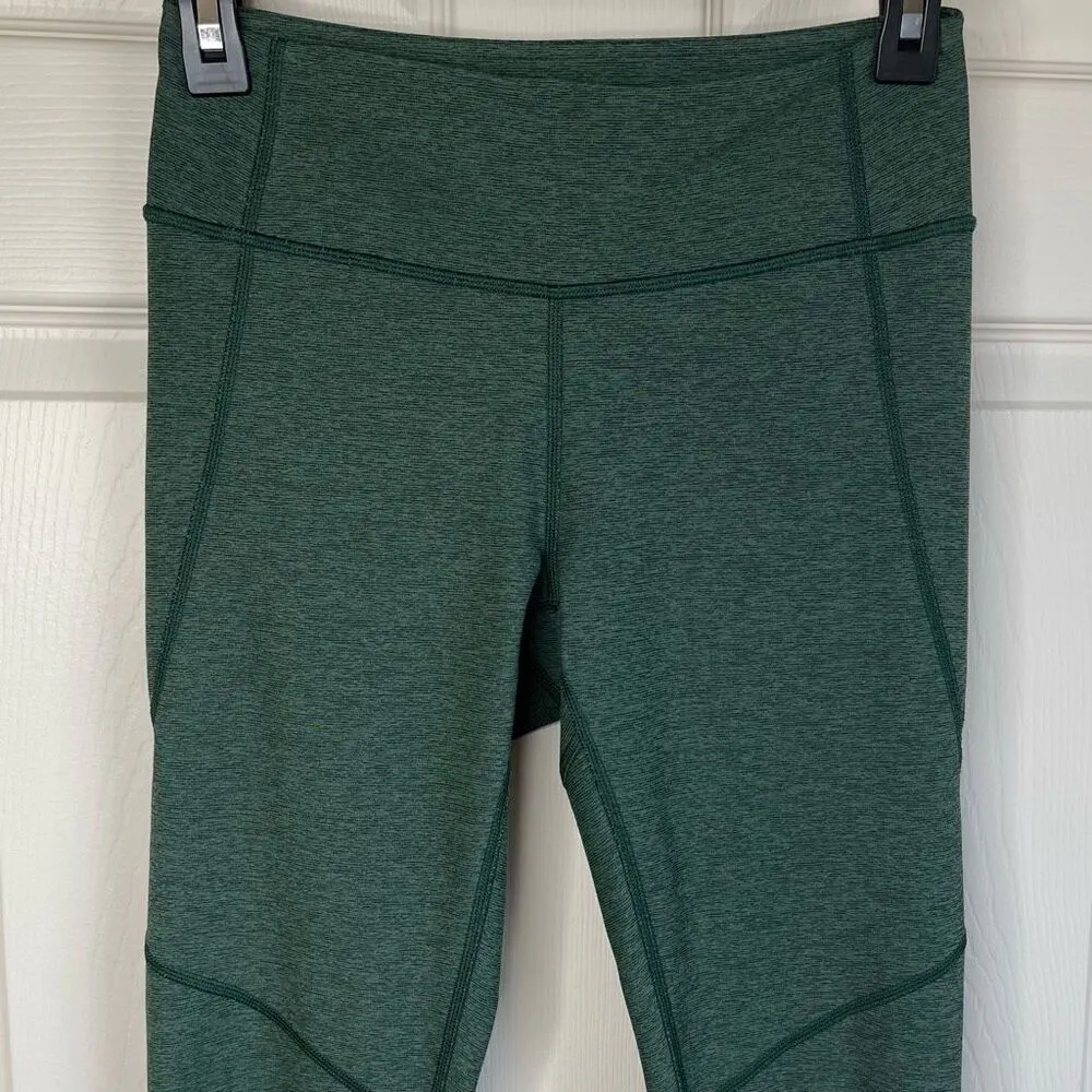 Outdoor Voices OV Warmup 7/8 Leggings (Heather Hunter Green) - Small - Image 11