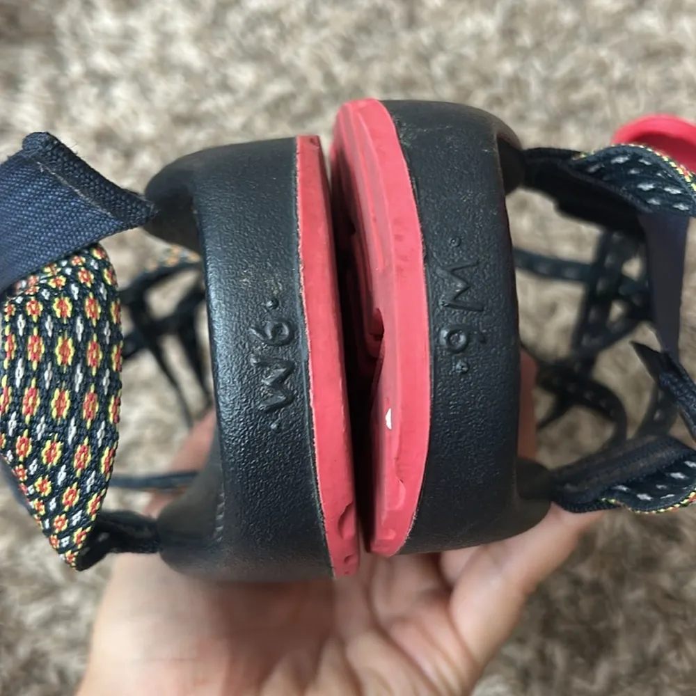 Chaco Z2 Strappy Detail Toe Hole Adjustable Side Strap Sandals Outdoor Shoe Sz 6 - Image 5