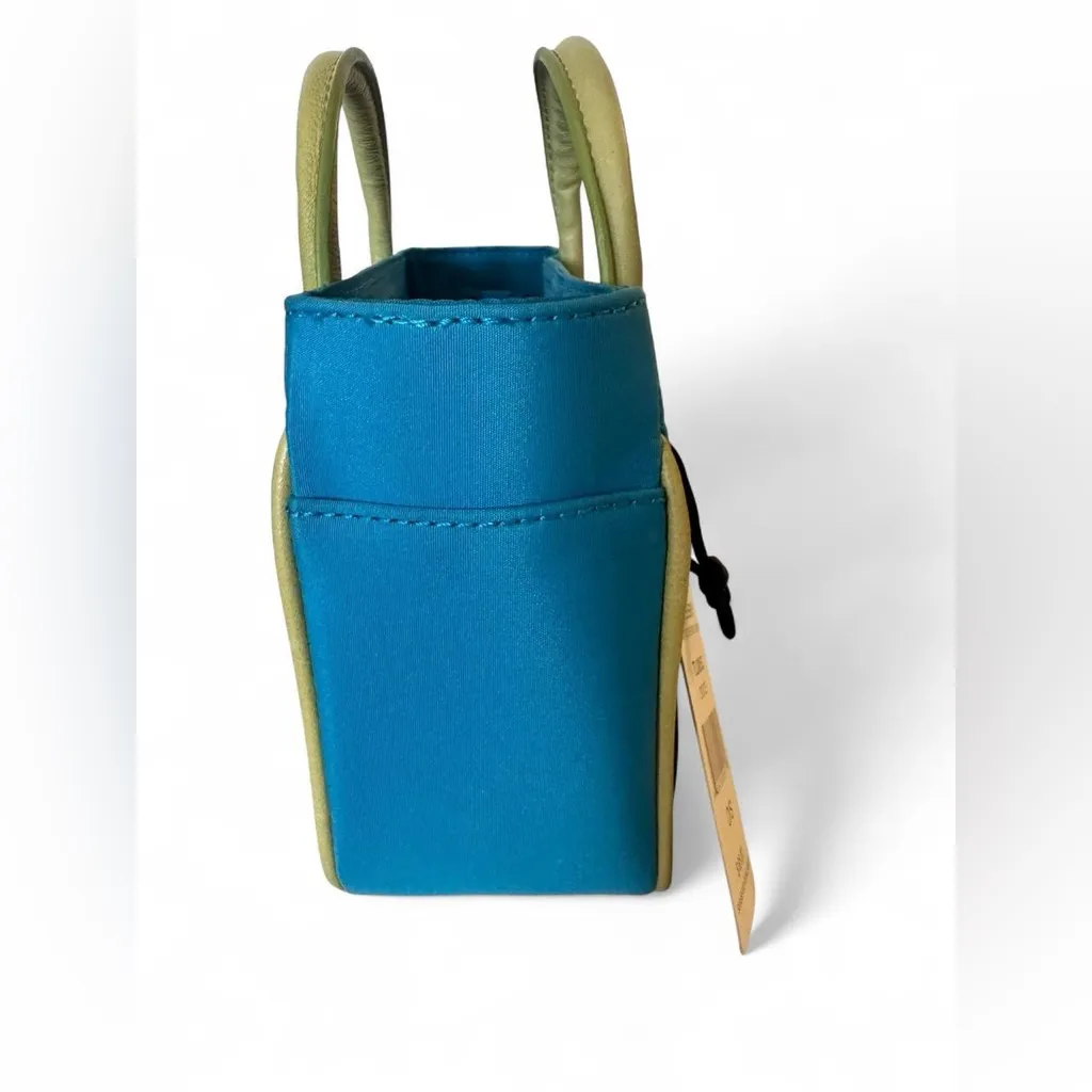 TALBERY Mini Microfiber Tote – NWT Blue - Image 3