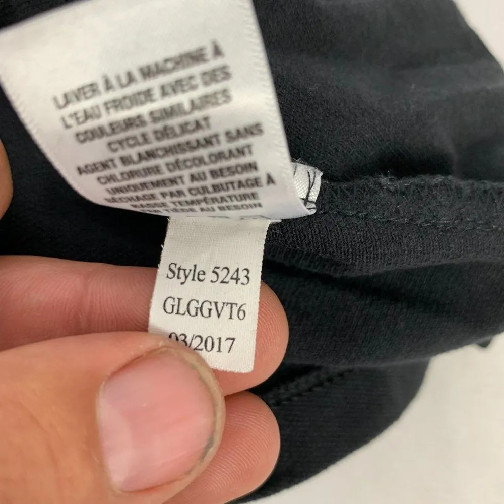 Aeropostale Women's Black Short Sleeved Polo Shirt SIze Large - Image 7