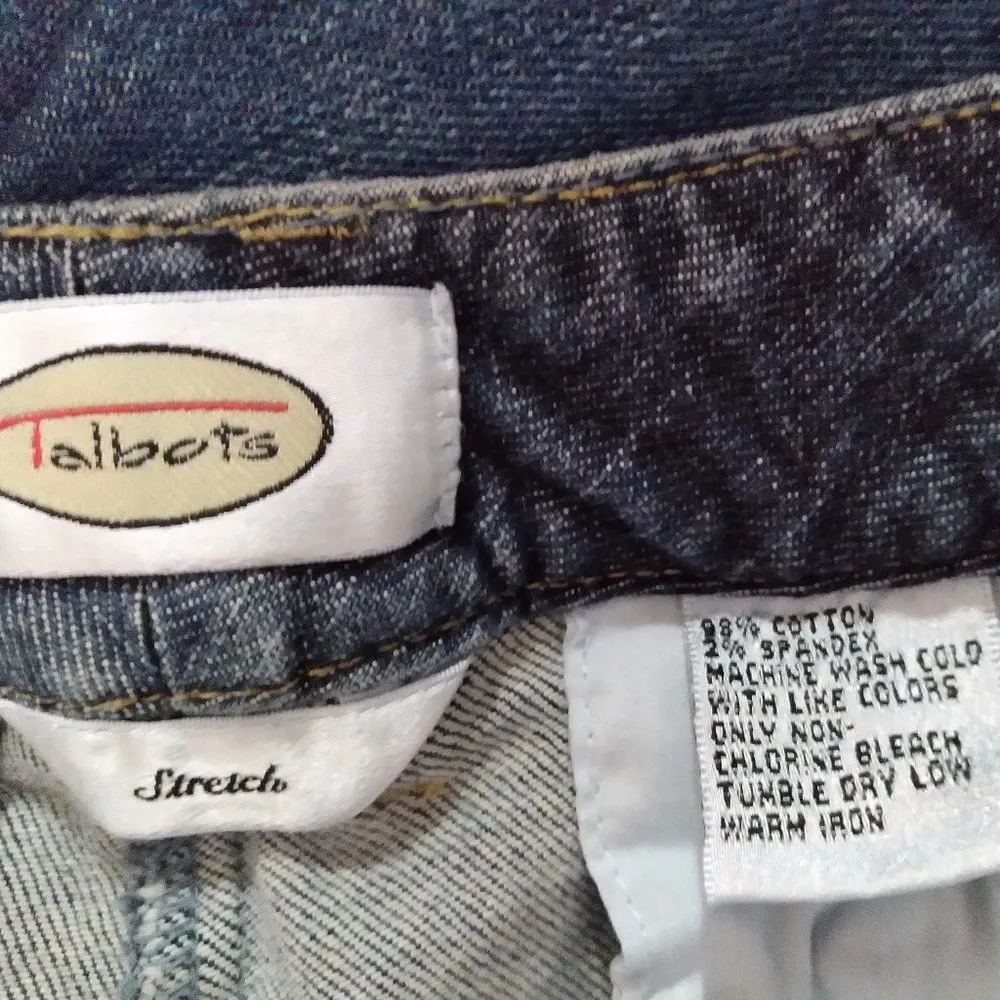 Talbots Stretch 8 Dark Jeans Capris - Image 8