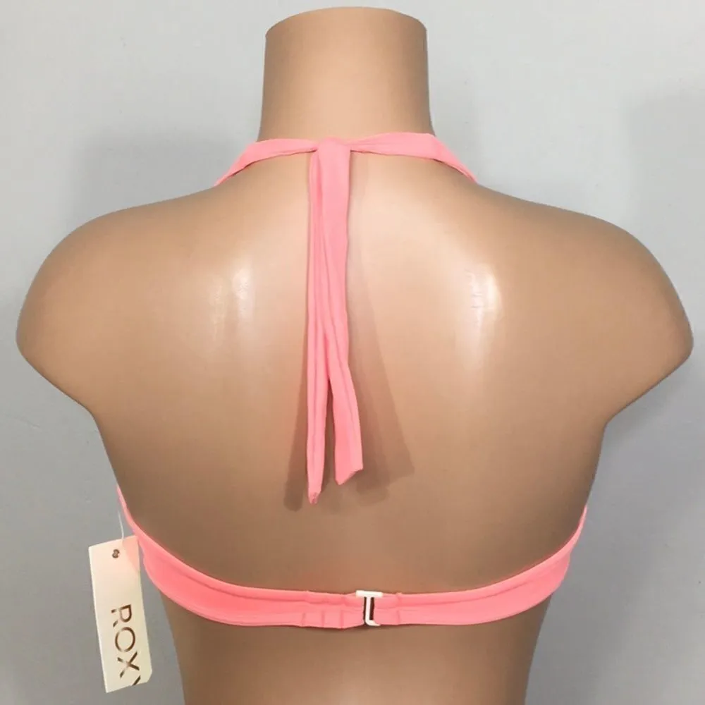 ROXY neon light sherbet orange bikini top. NWT - Image 5