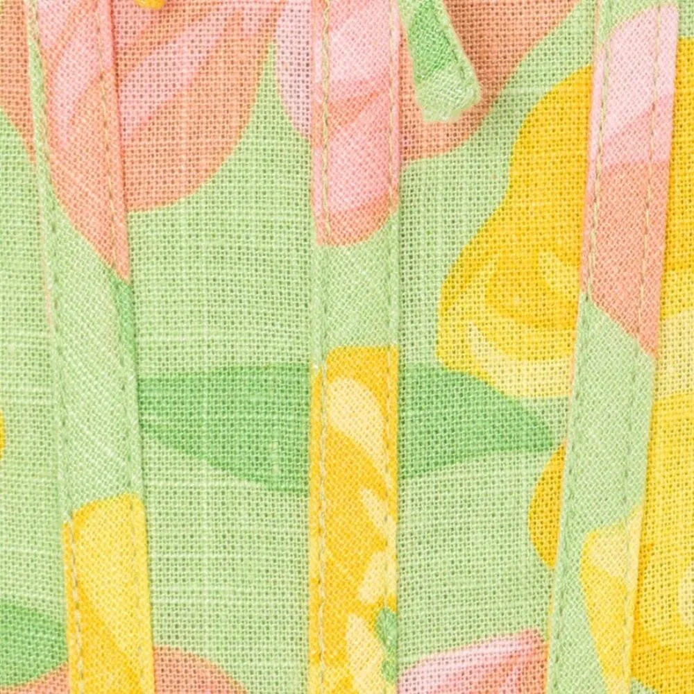 SABO Green Multicolor Floral Corset Bustier Sleeveless Top Skirt 2 - Image 15