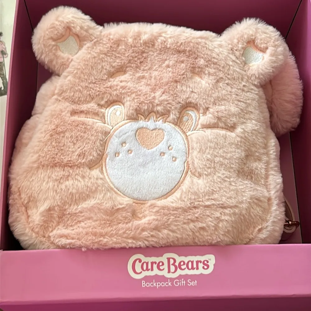 New Care Bears Backpack Set Pink - Image 2