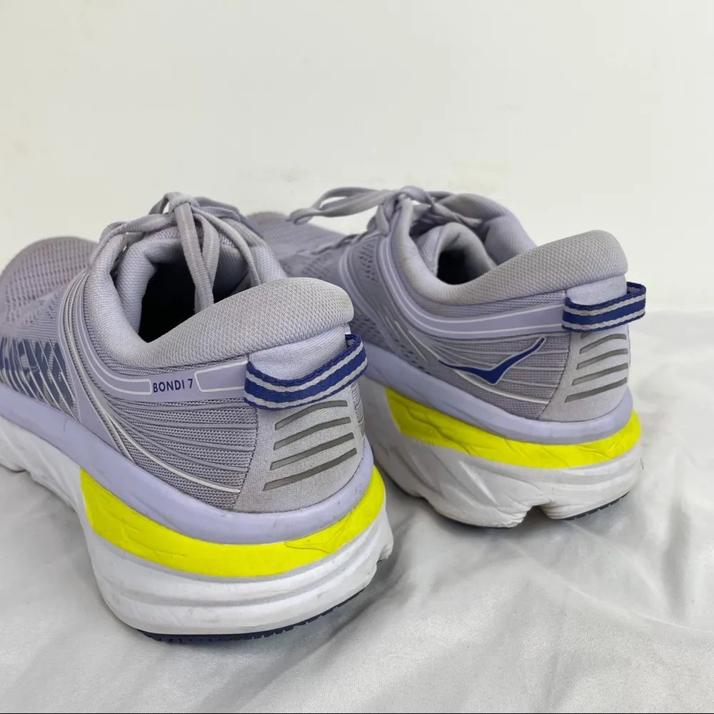 HOKA ONE ONE Bondi 7 Purple Running Shoes - Image 5