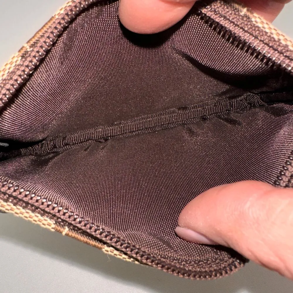 Coach Signature Mini Wristlet Pouch - Image 3