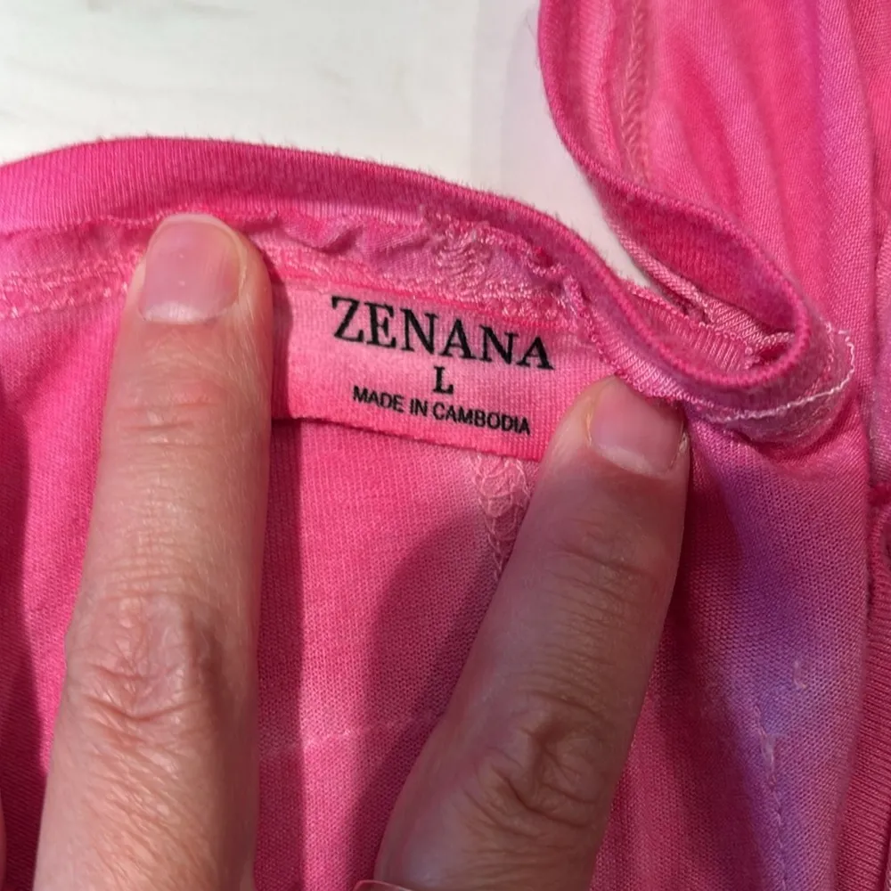 Zenana Outfitters Pink Tye Dye Tank Top - Image 2