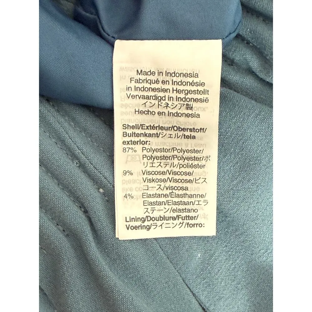 J.Crew Mercantile Paper Bag Pleated Mini Skirt A Line Pockets 2  Baby Blue #3335 - Image 8