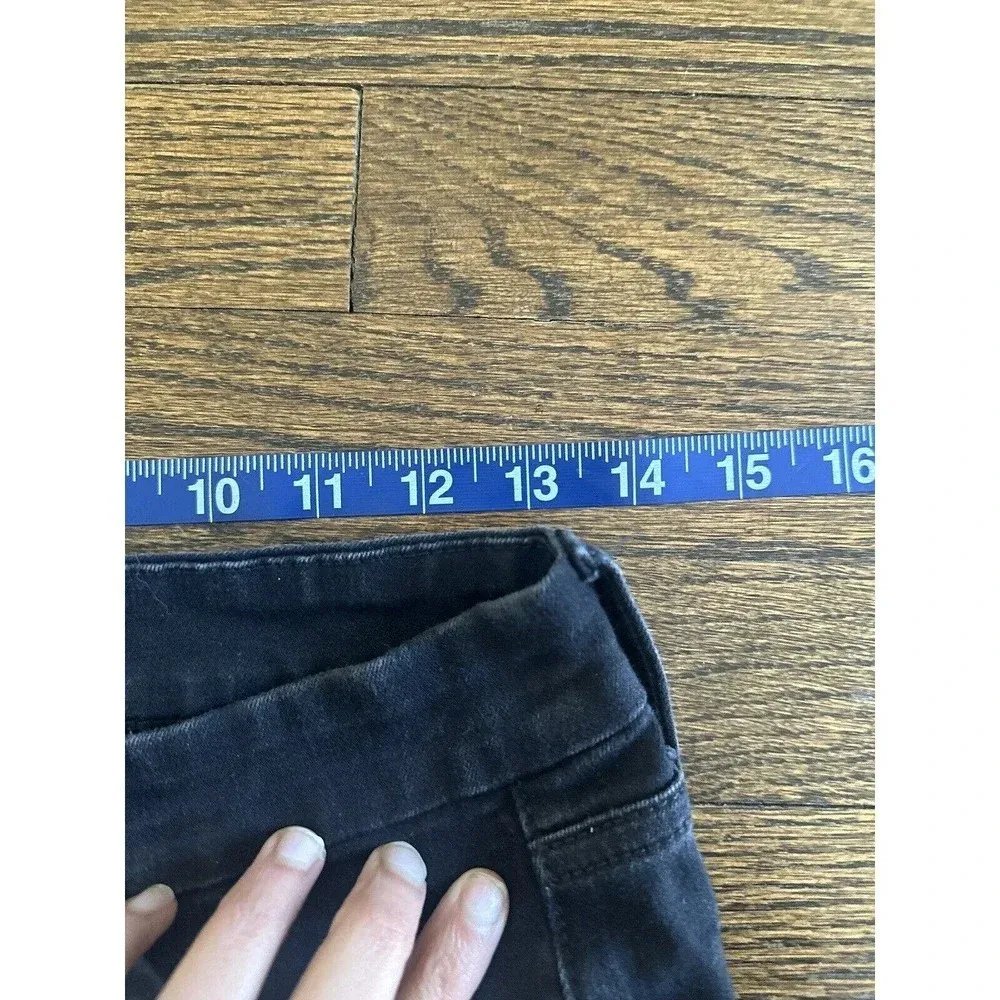 Jen7 7 for All Mankind Slim Women's Size 4 Black Denim Stretch Jeans L0816 - Image 5